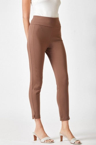 "All The Way" Skinny Pant- Brown